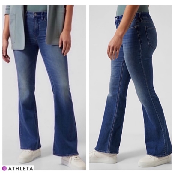 🔥 ATHLETA Skulptek Jeans 360*-Stretch for Ultimate Comfort SIZE 6 NWTS-$120 - Picture 4 of 8